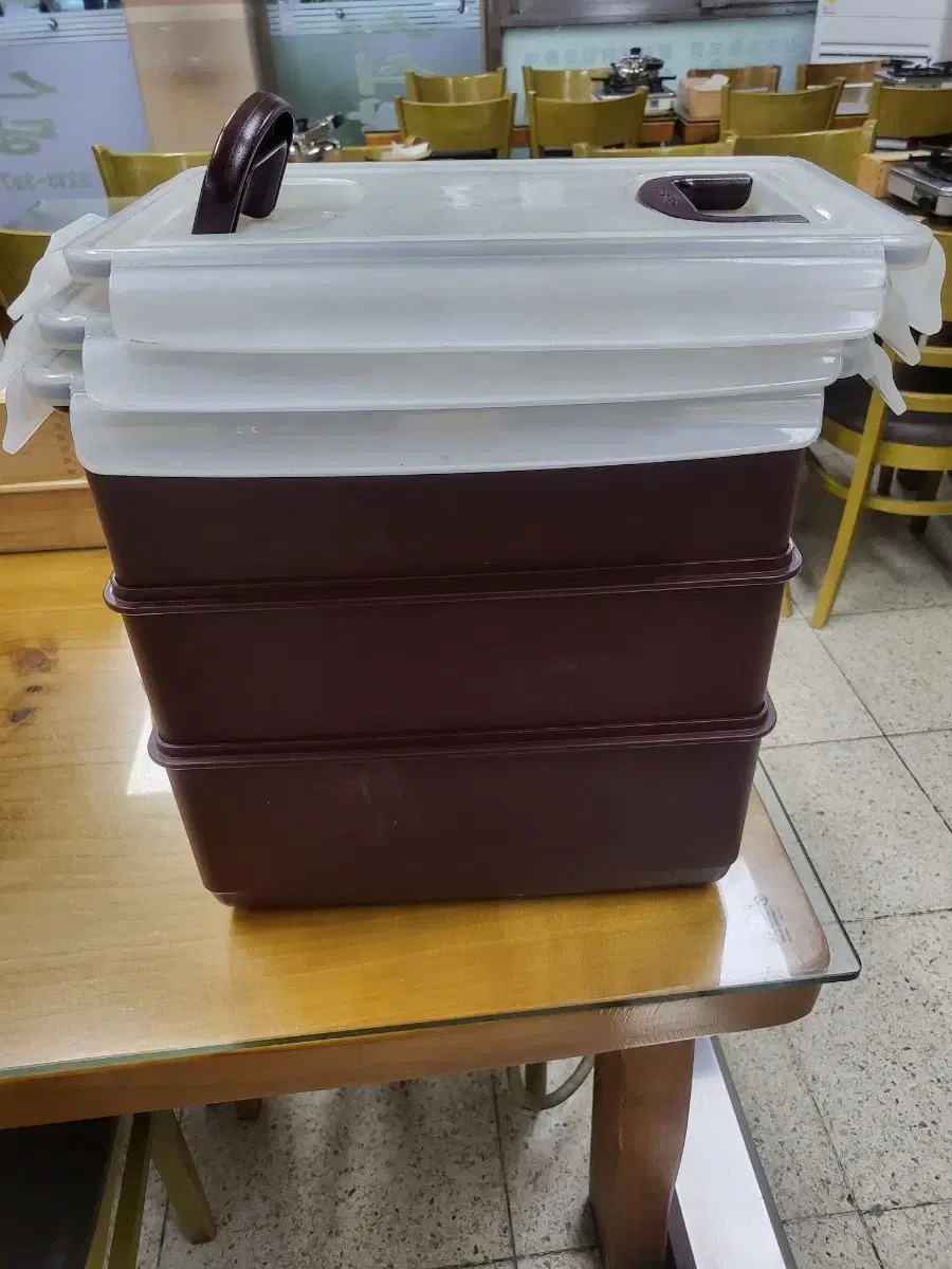 김치통 3점